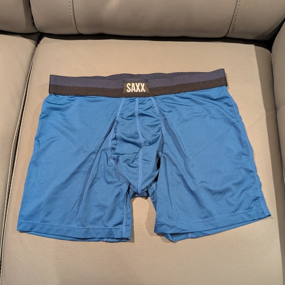 SAXX Men's Blue Boxer Briefs - Picture 1 of 4
